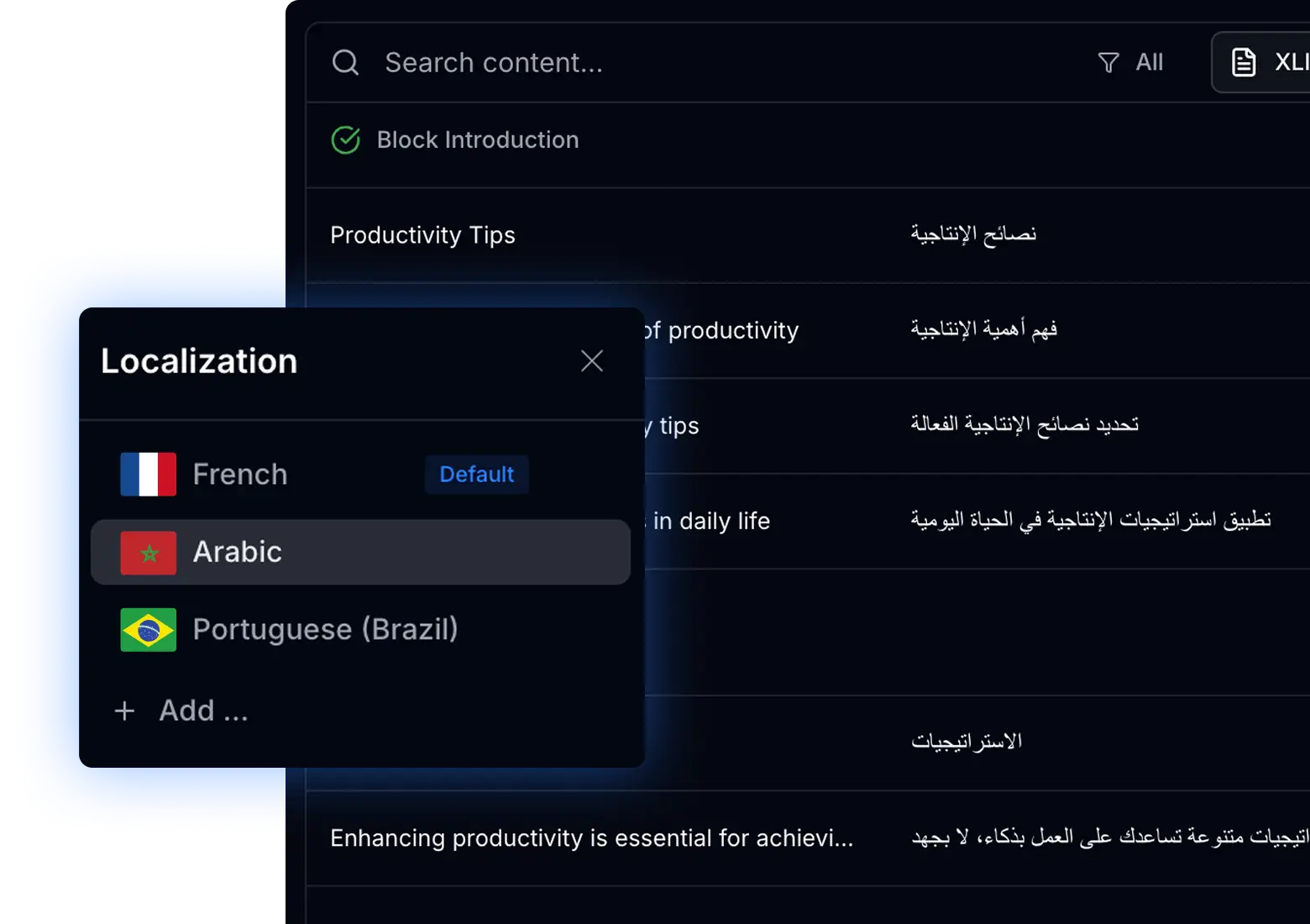 Localization Manager