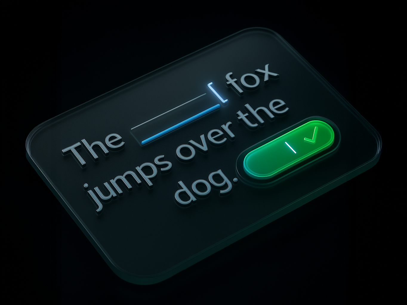 Fill in blank assessment