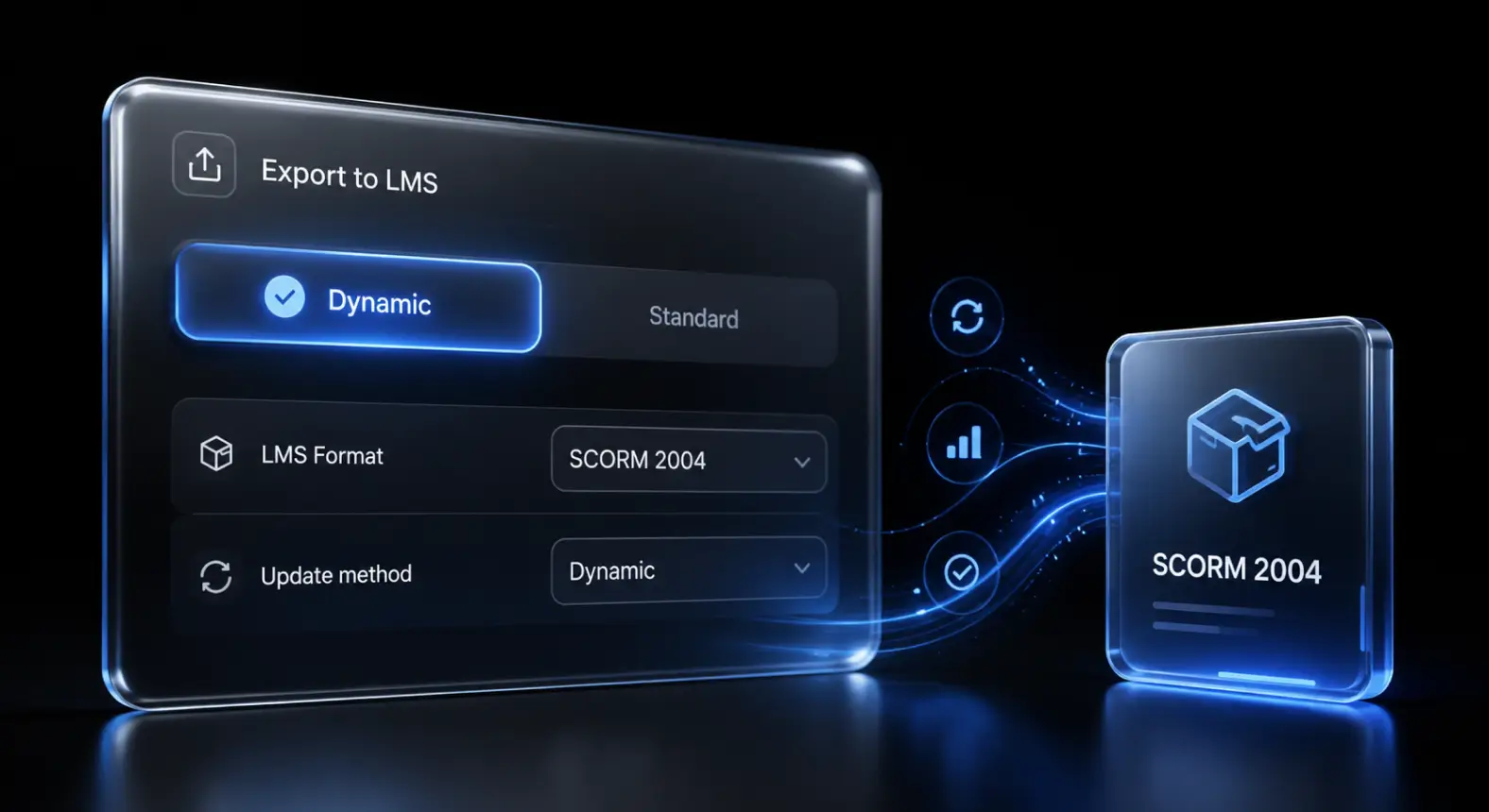 Dynamic SCORM updates in ScormStack